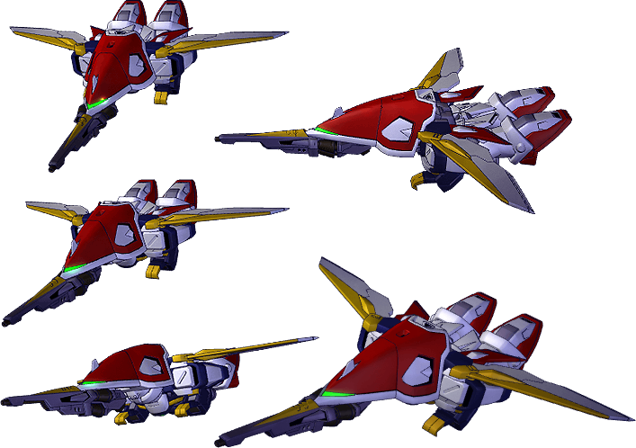 SD Gundam G Generation Wars - Wing Gundam (Bird Mode)