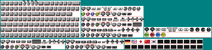 CrossCode - Icons (Gamepad, Keyboard & Languages)