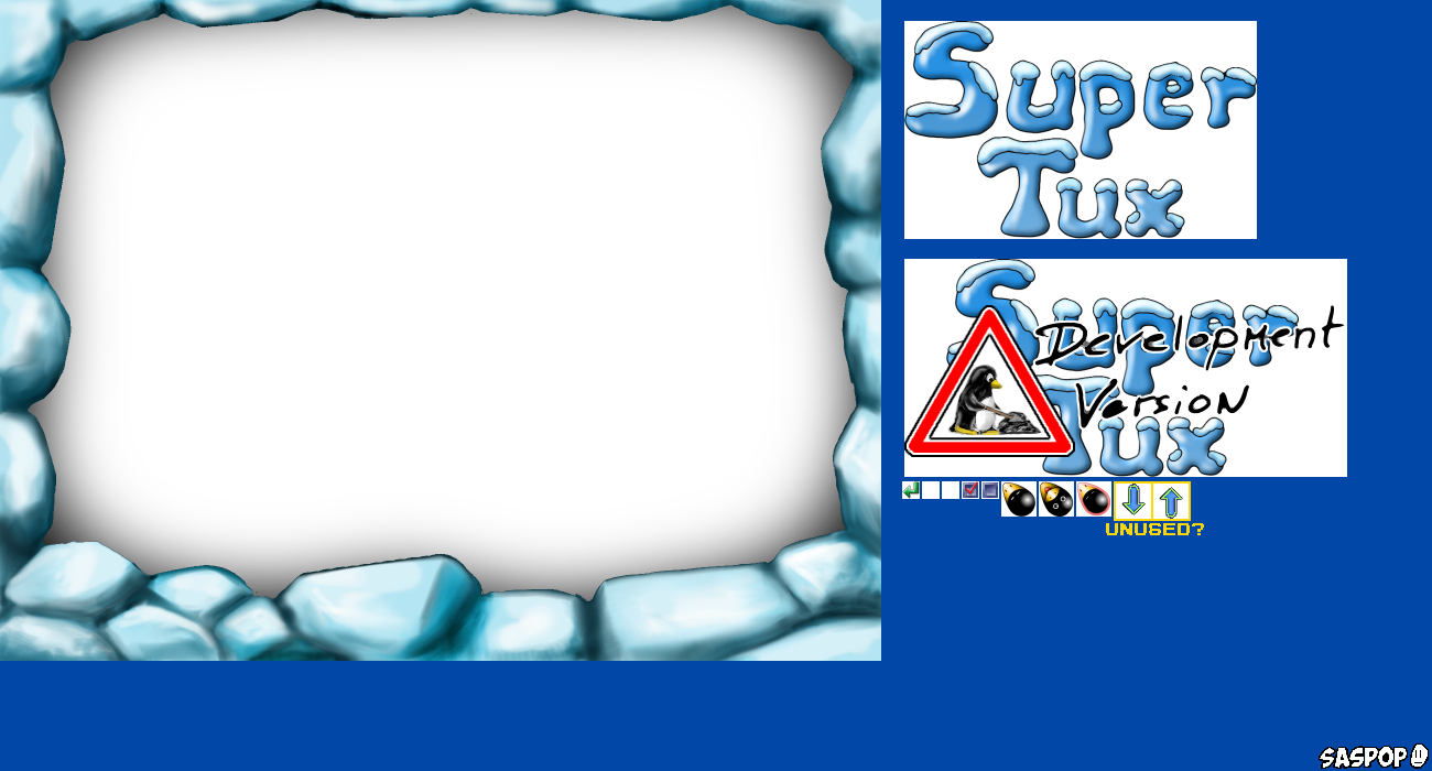 SuperTux - Title Screen & Menu Elements