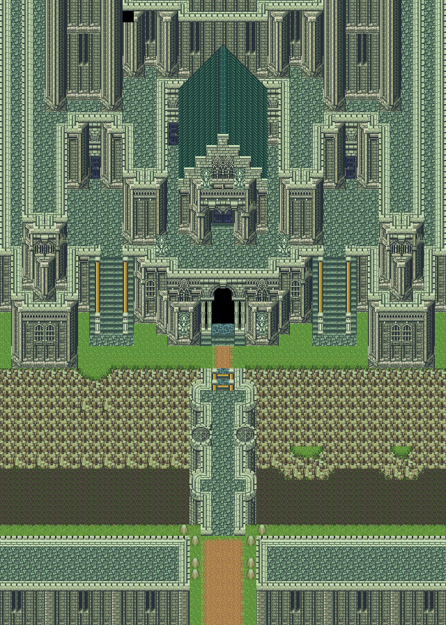 Secret of Mana - Imperial Castle (Exterior, No Shadows & Water)
