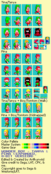 Wonder Boy Customs - Tanya & Pina (Expanded, 8-bit Version)