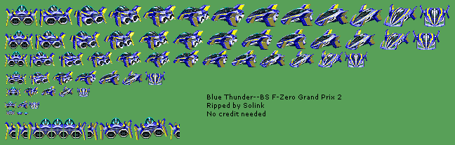 SNES - BS F-Zero Grand Prix 2 (JPN) - Blue Thunder - The Spriters Resource