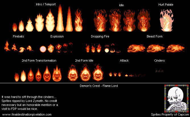 Flamethrower Sprite Sheet