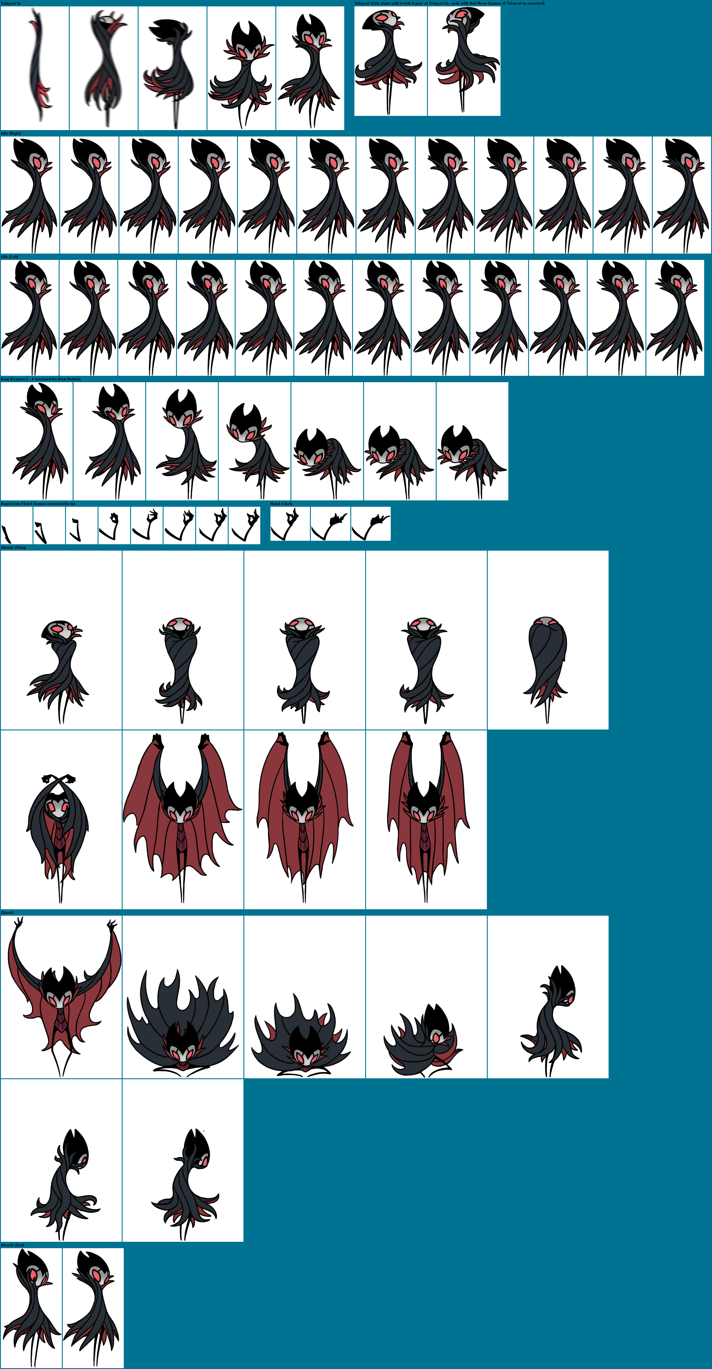 The Spriters Resource Full Sheet View Hollow Knight Troupe Master   134668 