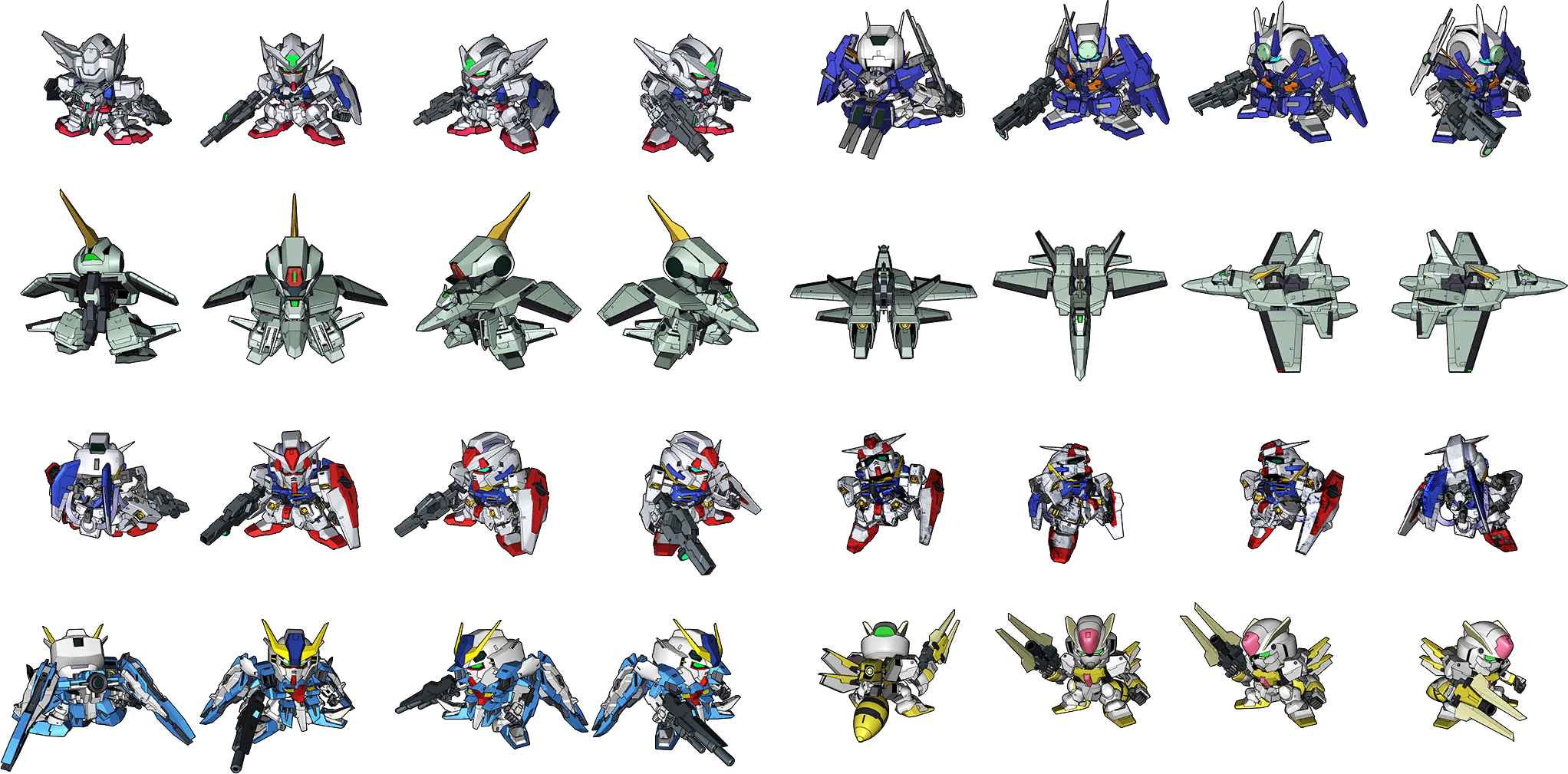 SD Gundam G Generation Cross Rays - 00 Gundam P