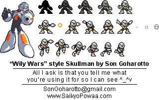 Skull Man (Wily Wars-Style)