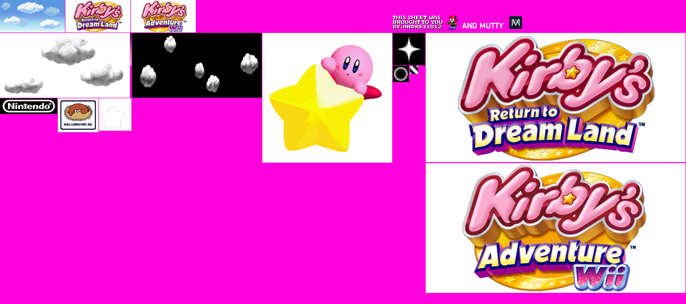 Wii Kirbys Return To Dreamland Kirbys Adventure Wii Wii Menu Icon And Banner The 7725