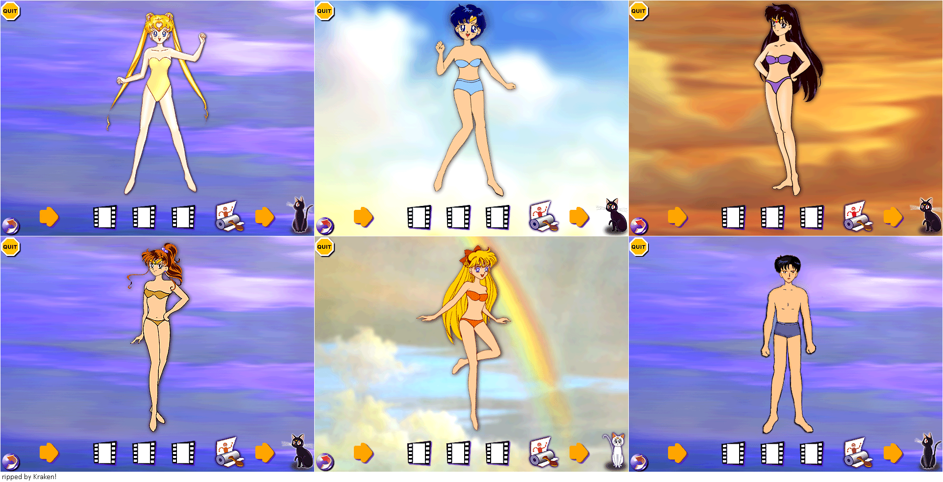 sailor moon s fighting game