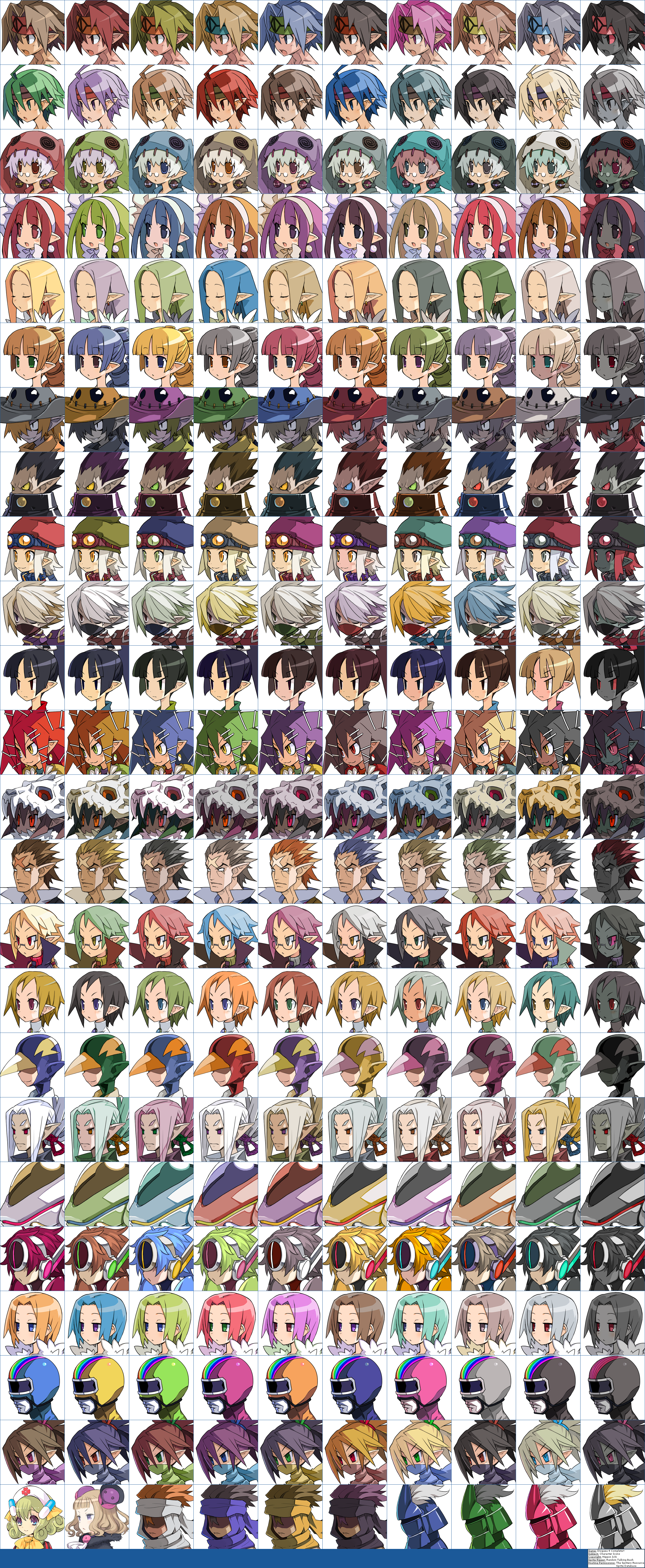 Disgaea 4 Complete+ - Character Icons (Human)