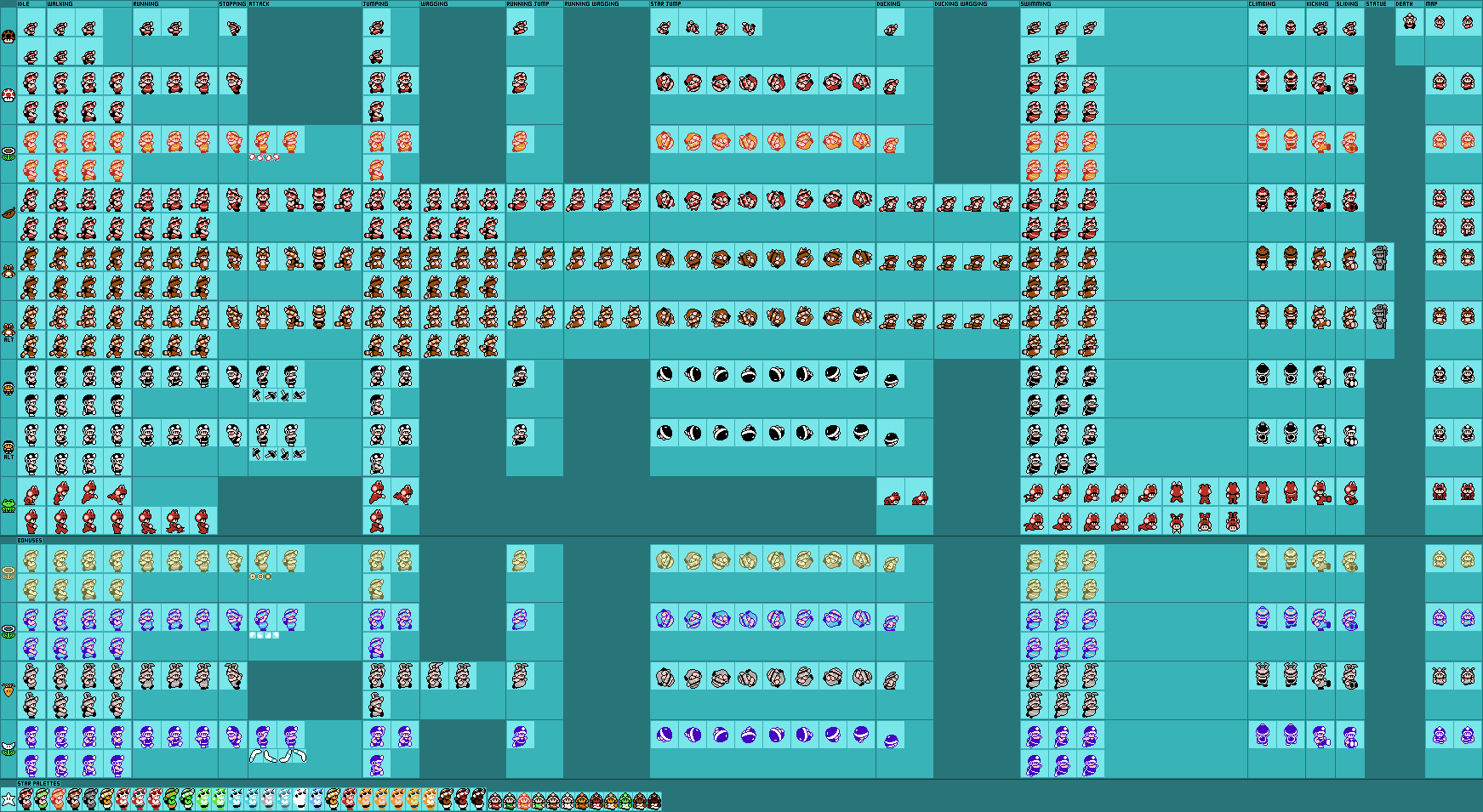 captain toad mario maker sprites