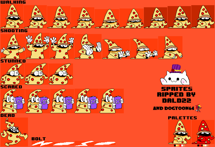 pizza tower all characters