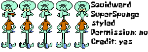 Nickelodeon Customs - Squidward Tentacles (SuperSponge-Style)