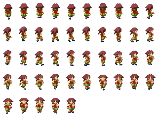 The Spriters Resource - Full Sheet View - Xenogears - Orphen Kid