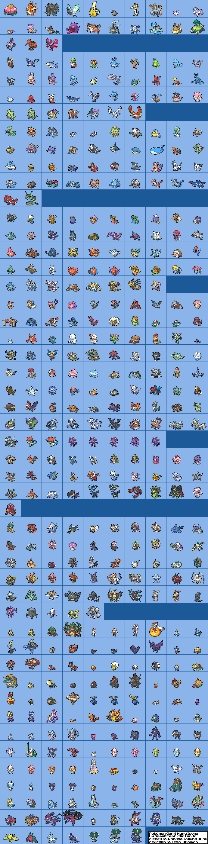 Custom / Edited - Pokémon Customs - Alolan Pokémon (R/G/B-Style) - The  Spriters Resource