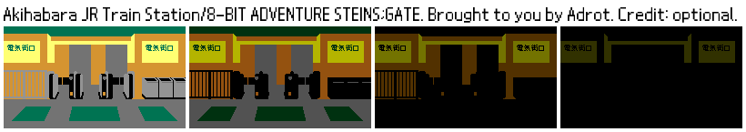 8-BIT ADVENTURE STEINS;GATE - Akihabara JR Train Station