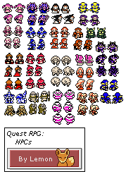 Game Boy / GBC - Quest RPG: Brian's Journey - NPCs - The Spriters Resource