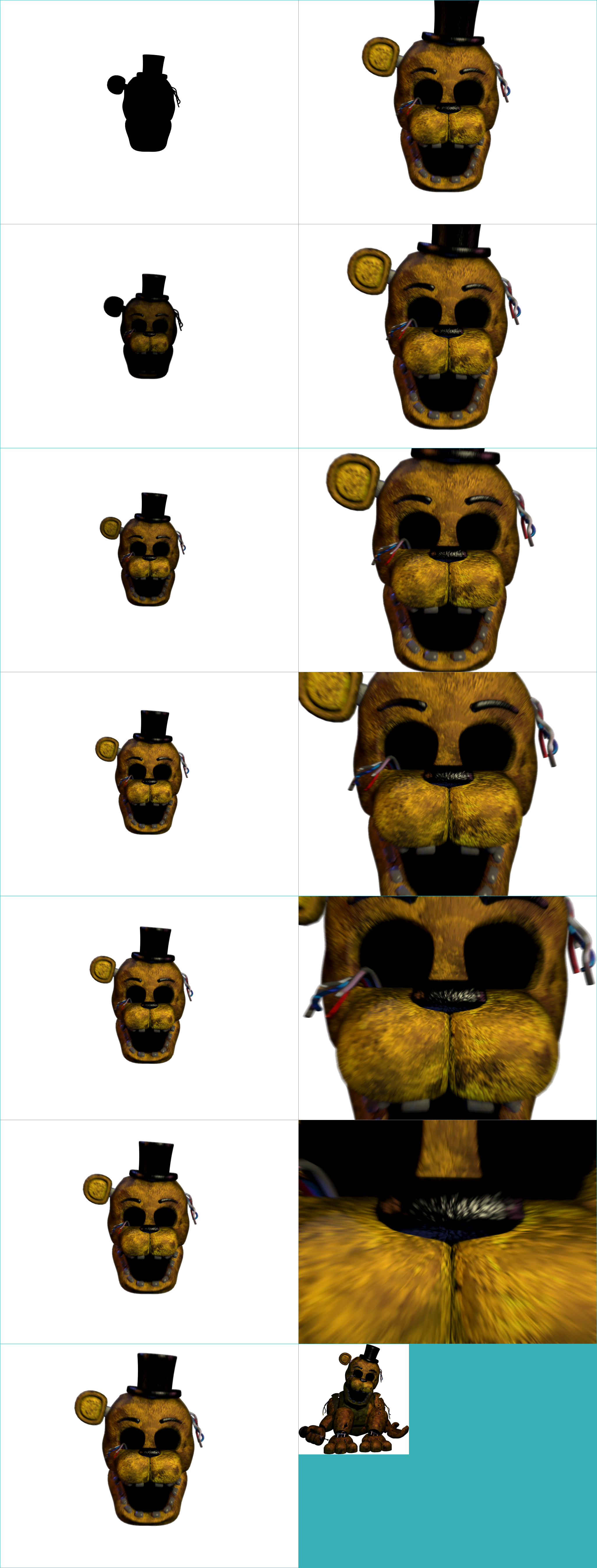 Five Nights at Freddy's 2 - Withered Golden Freddy