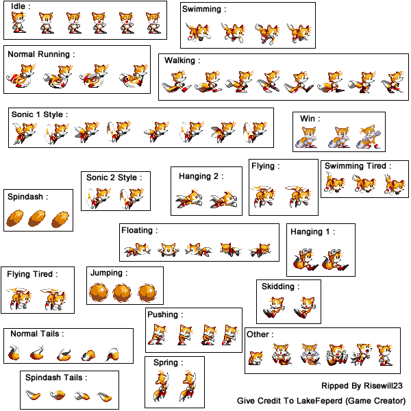 Fieryfurnace on X: The earliest sprite sheet for Tails in Sonic 2 -  discovered in a folder for DiC's pilot episode of the Sonic SatAM cartoon  show. It is the only known