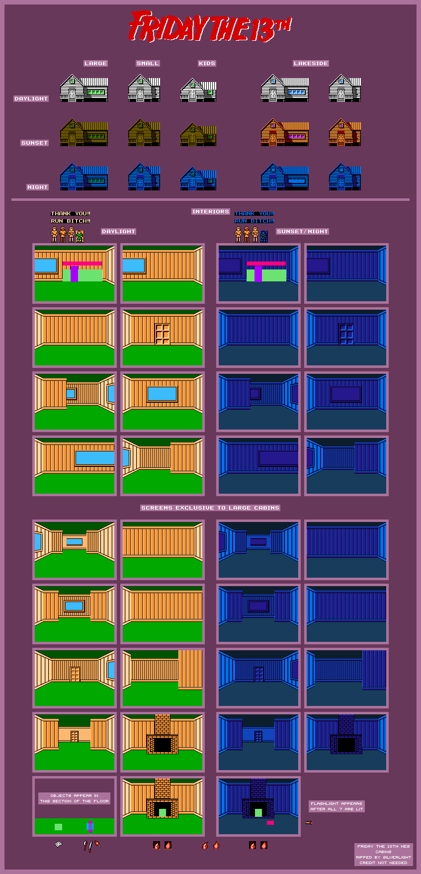 Friday the 13th (USA) - Cabins