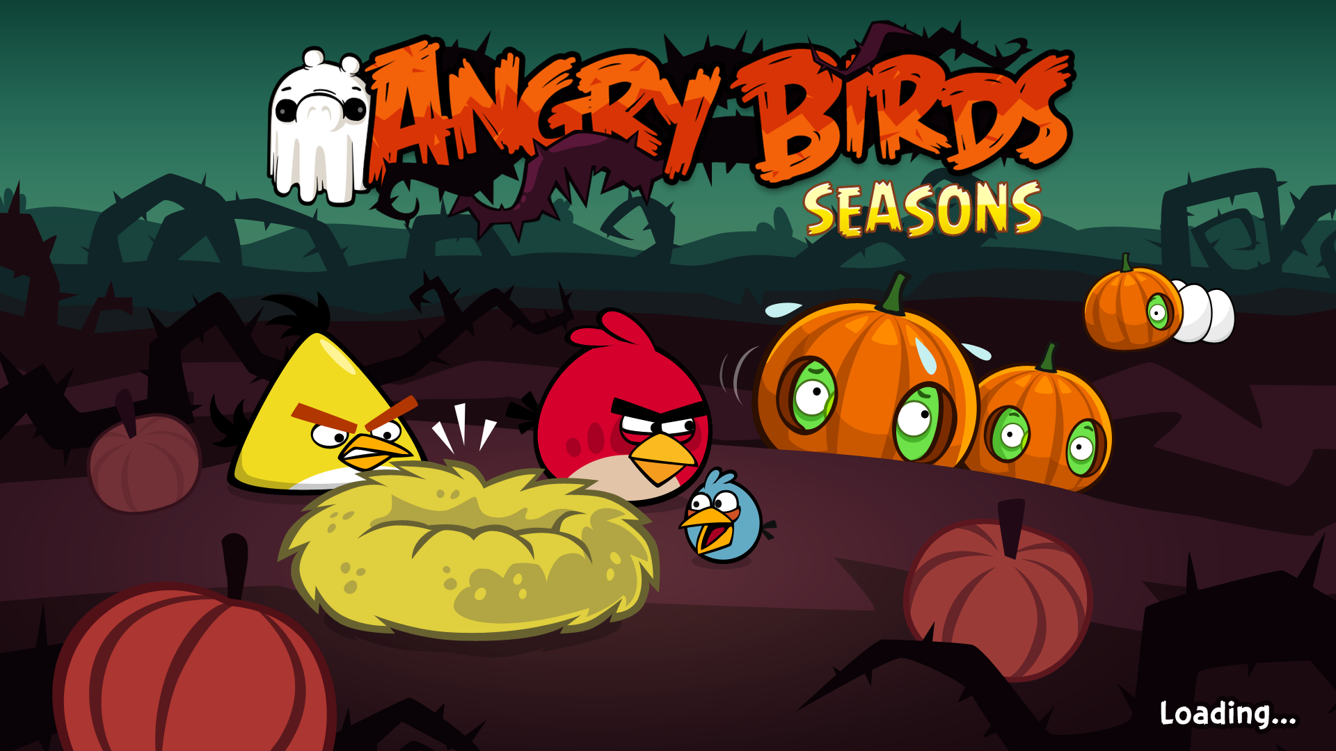 Пройти angry birds. Игра Angry Birds Seasons. Игра Angry Birds Сизонс. Angry Birds Seasons Хэллоуин. Энгри бердз Сеасонс 2.2.0.