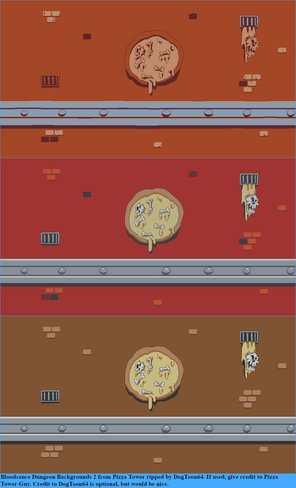 Pizza Tower - Bloodsauce Dungeon Backgrounds 4