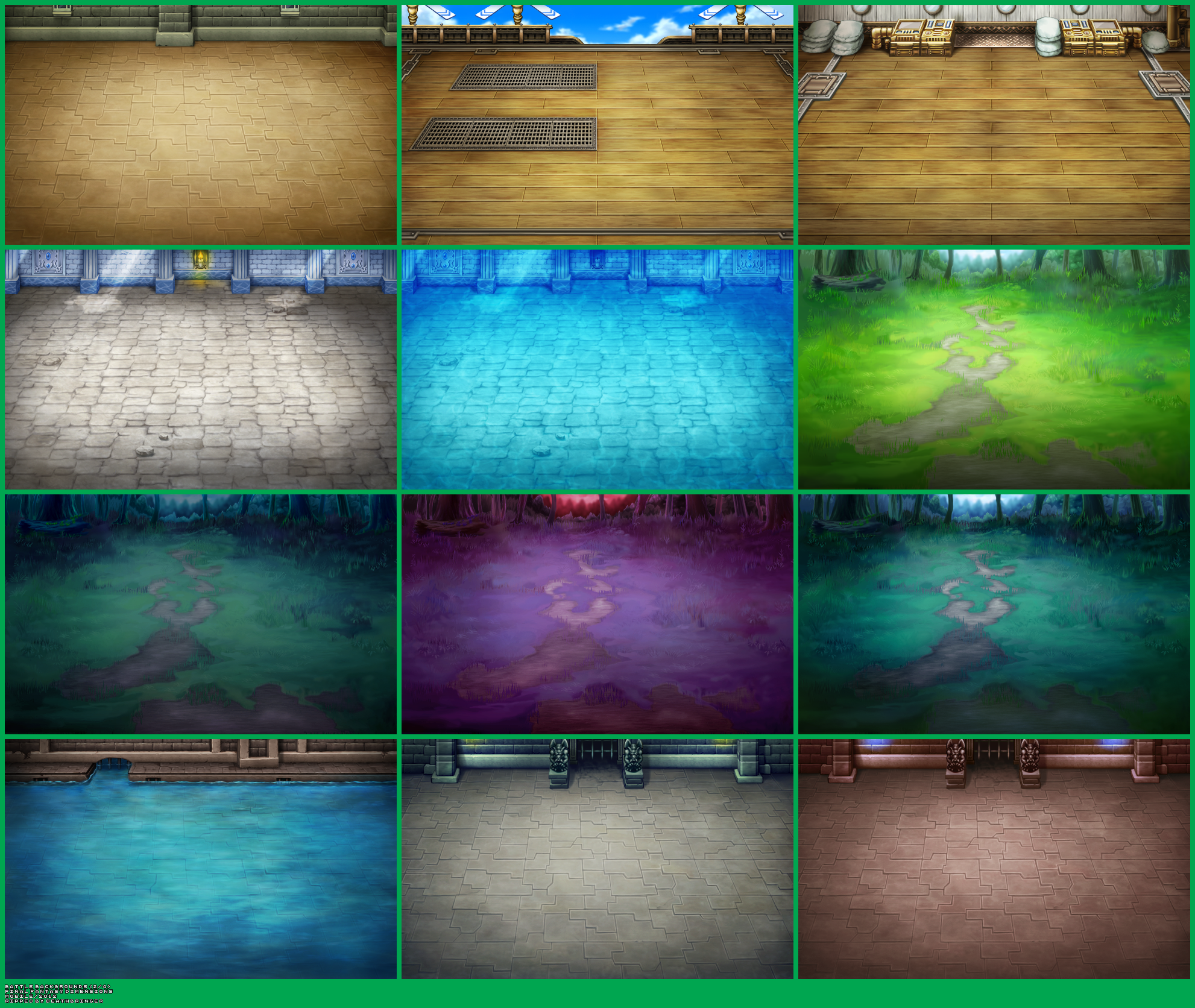 Final Fantasy Dimensions - Battle Backgrounds (2/4)