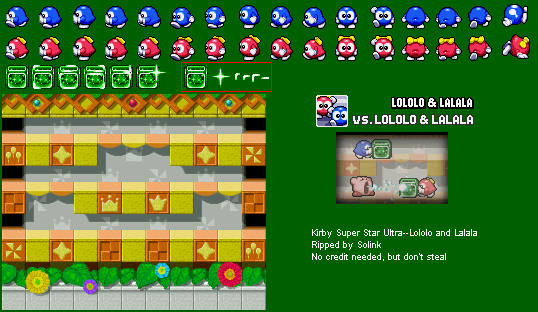 chilly kirby super star ultra sprites