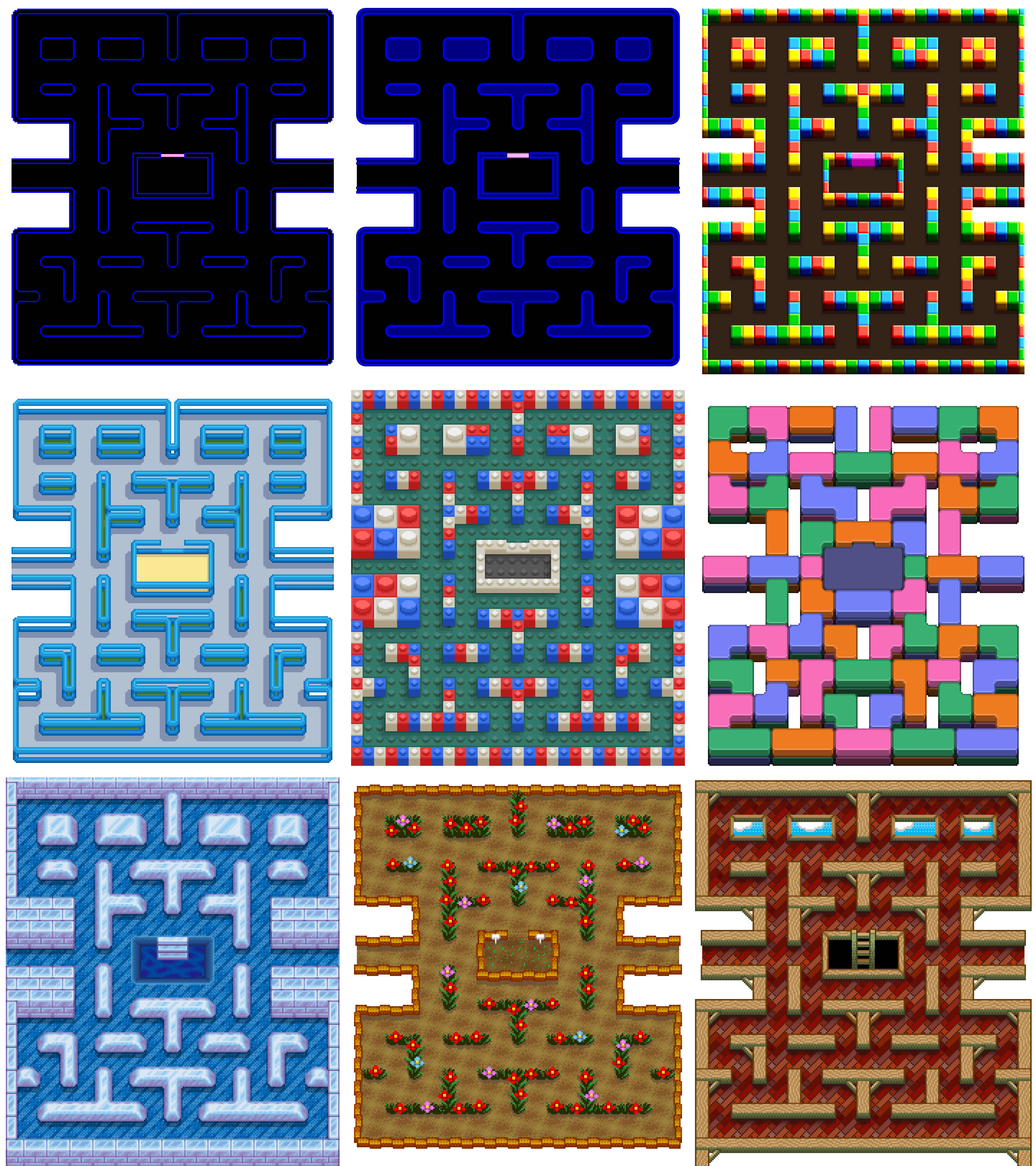 Regular Maze Themes