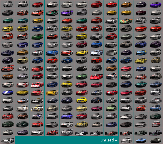 PlayStation 2 - Gran Turismo 3: A-Spec - Car Icons - The Spriters Resource