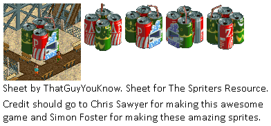 RollerCoaster Tycoon 2 - Drinks Stall