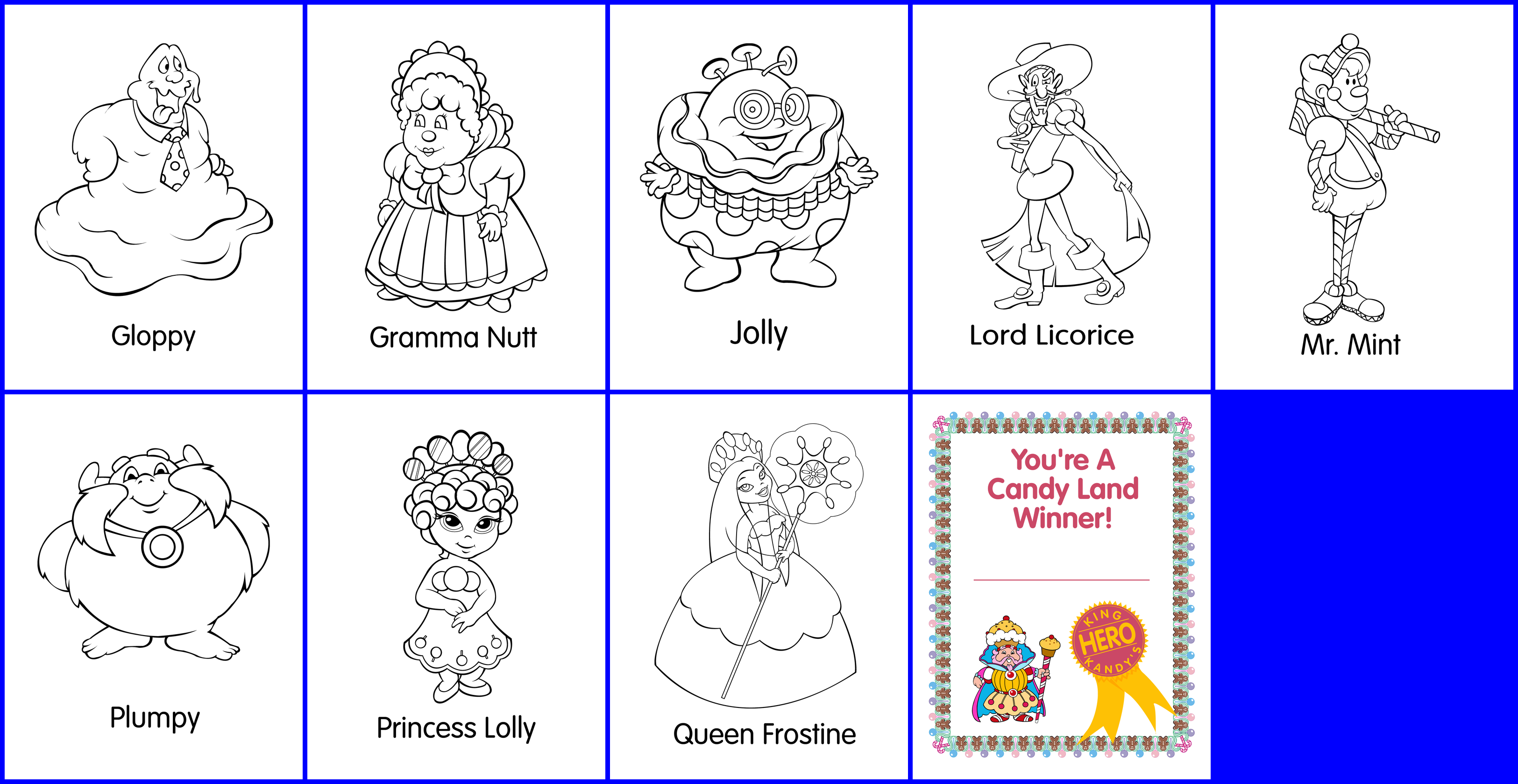 Candy Land - Printables