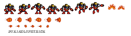Mega Man Customs - Magma Man (Wily Wars-Style)