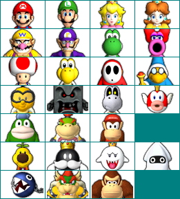 The Spriters Resource - Full Sheet View - Mario Party 9 - Minigame ...