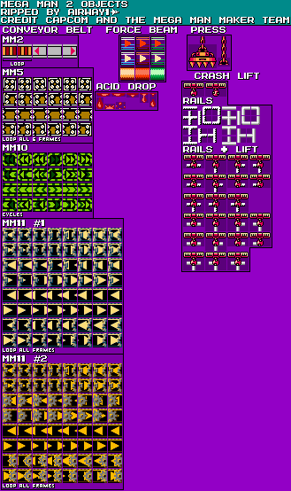 Mega Man Maker - Mega Man 2 Level Objects