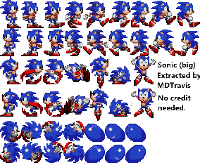 The Spriters Resource - Full Sheet View - Sonic the Hedgehog 2: Dash ...