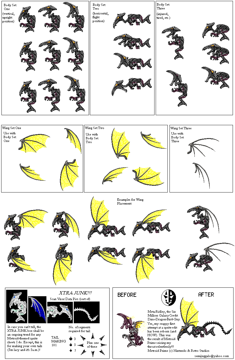 Ridley Sprite Sheet