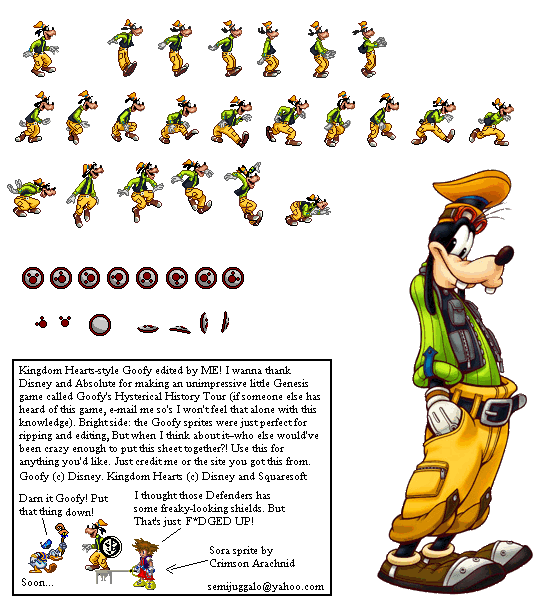 Sprites Goofy