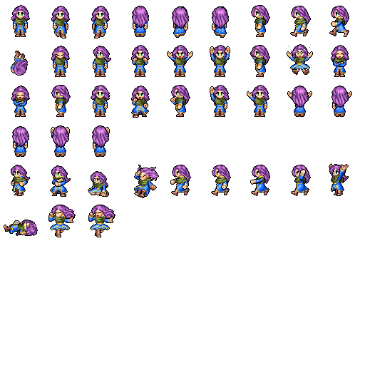 The Spriters Resource - Full Sheet View - Final Fantasy 5 Customs ...