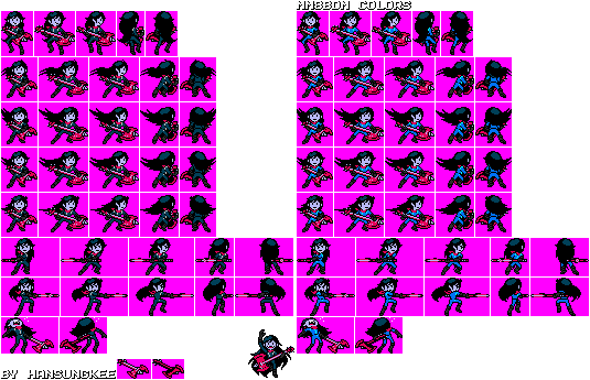 Cartoon Network Customs - Marceline the Vampire Queen (Mega Man 8-bit Deathmatch-Style)