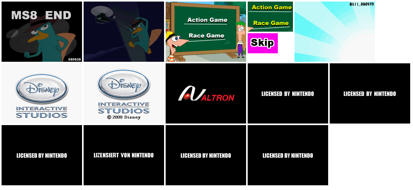 Phineas and Ferb - Beta Title Screen