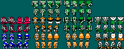 Dragon Quest IV Playable Characters (Dragon Quest III GBC-Style)