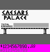 Caesar's Palace - Total Earnings Card