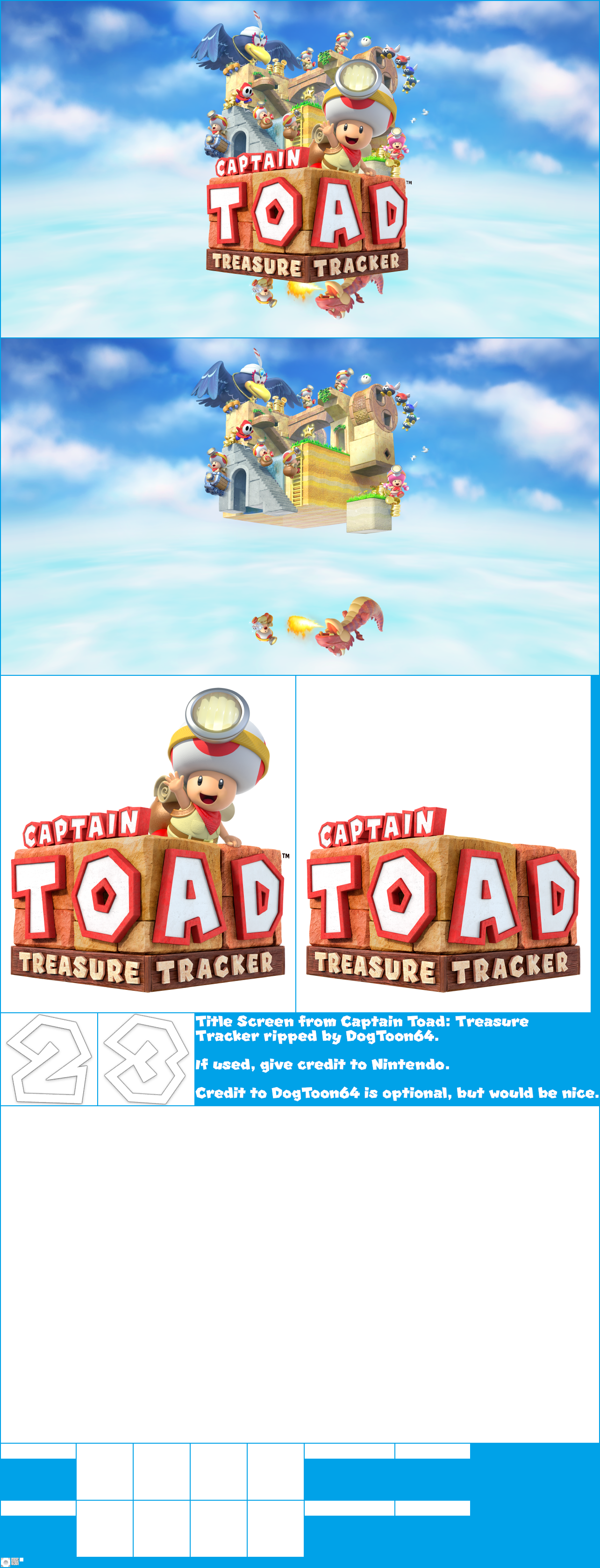 Captain Toad: Treasure Tracker - Title Screen