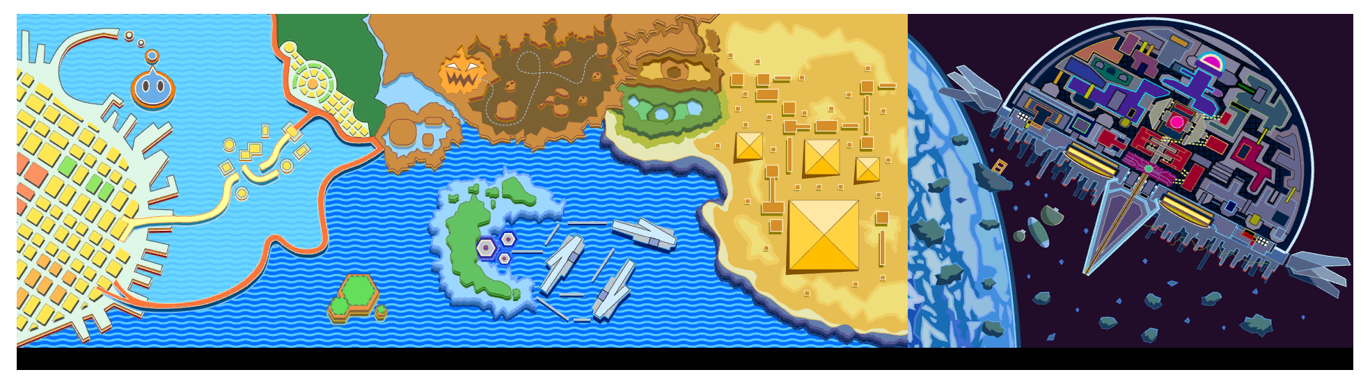 Sonic map. Карта South Island Sonic 1. Планета Мобиус из Соника. Sonic Colors карта.