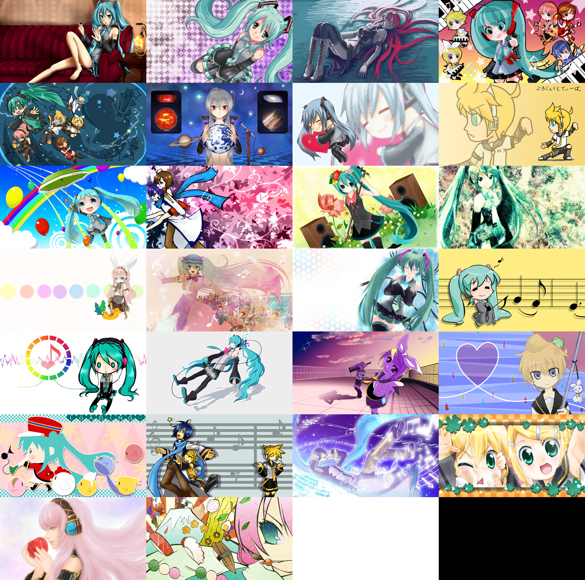 Hatsune Miku: Project DIVA 2 - Edit Mode Images (Part 4)