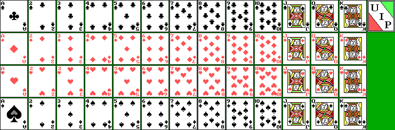 The Spriters Resource - Full Sheet View - Clock Solitaire - Cards