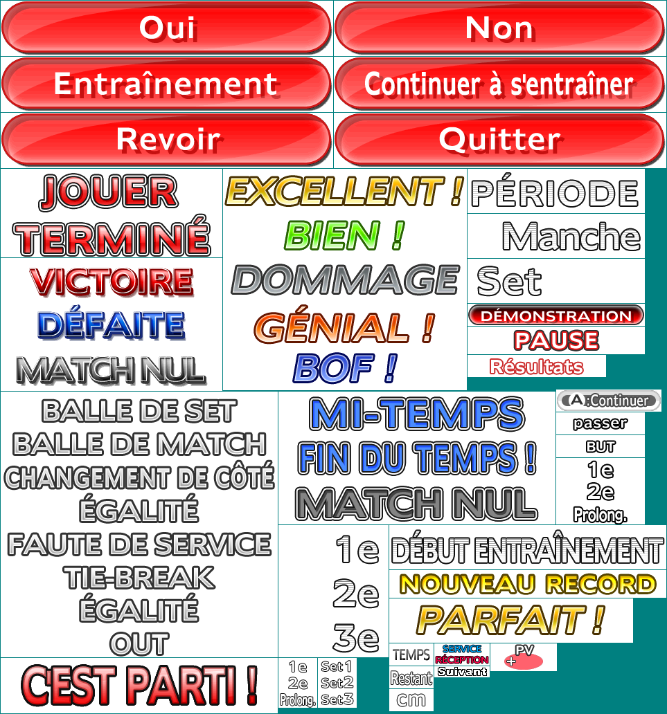 Deca Sports 3 / Sports Island 3 - Text (French)