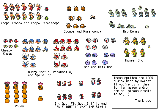 Enemies Objects Sprite Database Super Mario Super Mario Bros Images 5619