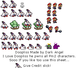 Custom / Edited - Paper Mario Customs - Doopliss - The Spriters Resource