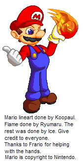 Mario Customs - Mario (Pixel Art)